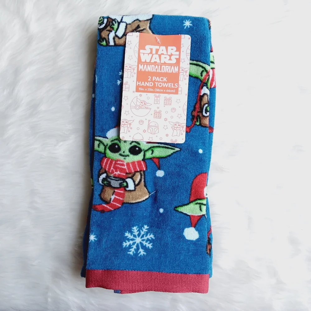 Star Wars The Mandalorian Hand Towels 2 pk